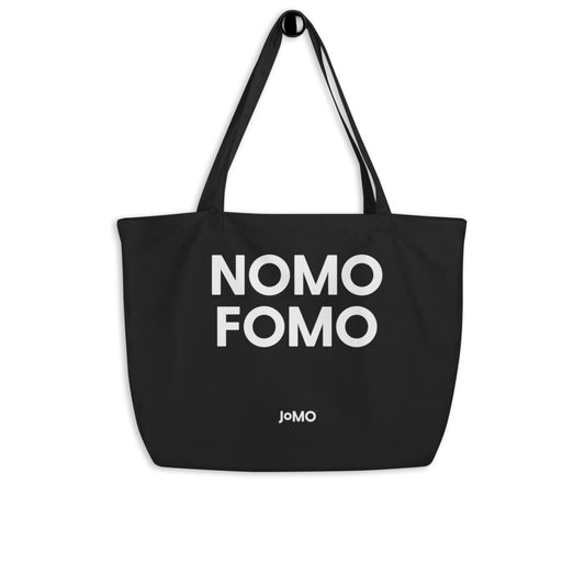 NOMO FOMO Large Tote Bag - Black